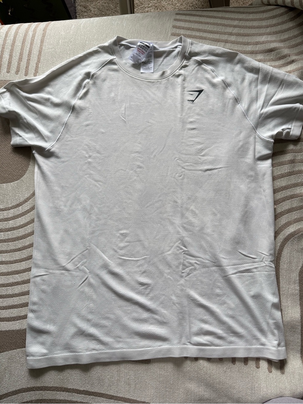 Gymshark Men’s White Short-Sleeve Training Tee